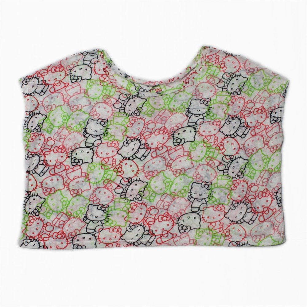 Large Hello Kitty Crop Top